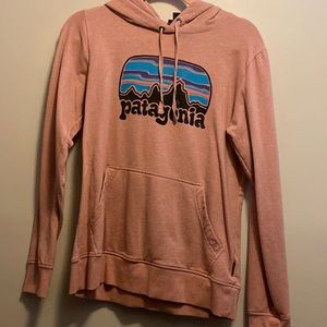 Patagonia hoodie peach color